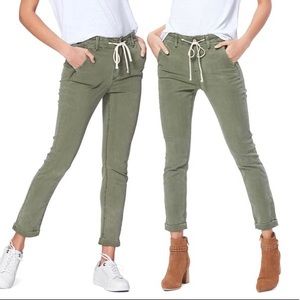 Paige Drawstring Shayna skinny pants NWT Sz 12